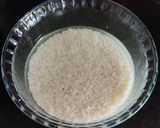 A picture of step 1 of Coriander masala Atukulu.