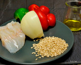 Foto del paso 1 de la receta: Arroz integral con bacalao. Apto para personas con diabetes