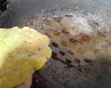 A picture of step 1 of Double patti burger.