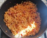 Une image de l'étape 8 de Riz frit au Kimchi.