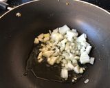 A picture of step 1 of Mexican Rice with Beans.