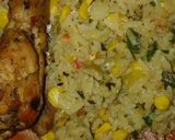 Foto del paso 6 de la receta: Arroz con vejetales y pollo dorado