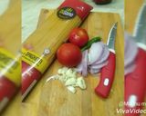 A picture of step 2 of Italian chicken spaghetti Indian style.