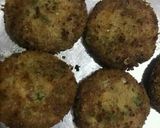 A picture of step 4 of Chinese potato cutles.
