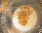 A picture of step 7 of Bihari Laal Lobia with Kheera Raita.