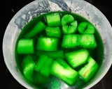 Foto langkah ke 4 dari resep Singkong kukus pandan.