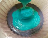 Foto langkah ke 5 dari resep Rainbow Bread Pudding.