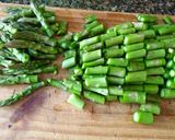 Foto del paso 1 de la receta: Cocina para pareja: Risotto con espárragos