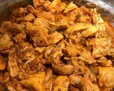 A picture of step 4 of Crock Pot Salsa Chicken.