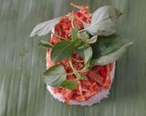 Foto langkah ke 4 dari resep Nasi Bakar Ayam Suwir Kemangi.