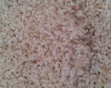 A picture of step 2 of Garlic rice.