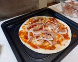 【AJ歐美食鋪】🍕新肉絲焗烤披薩🍕| 奶素 氣炸鍋 墨西哥餅的食譜步驟2照片