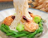 涼拌鮮蝦豆腐麵線的食譜步驟4照片