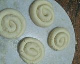 A picture of step 4 of Chanar jilepi Bengali sweet).