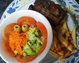 Foto del paso 4 de la receta: Carne asada con manzanas (no dulce) con salsa barbacoa