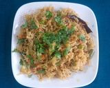 A picture of step 5 of Kerala style pulav.