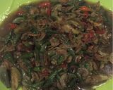 Foto langkah ke 3 dari resep Tumis kacang panjang terong pipit ditambah udang papay 😁.