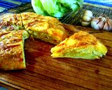 Foto langkah ke 4 dari resep Spanish Omelette.