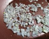 A picture of step 7 of Baked Potatoes Stuffed with Mushrooms, Chorizo, and Chipotle Cream.