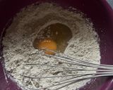 A picture of step 1 of Strawberry Peanut Butter Protein Pancakes.