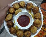 A picture of step 1 of Poha paneer cutlet.