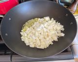 A picture of step 2 of Filipino Beef Giniling.