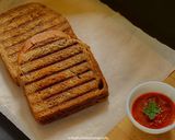 A picture of step 5 of Cheesy Rajma Sandwich.