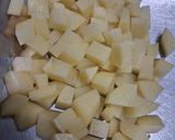 A picture of step 2 of Batata poha.