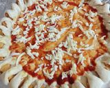 A picture of step 2 of Spicy Chicken Chunks Pizza 🍕🍕.