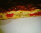 Foto del paso 2 de la receta: Omelette relleno de muzza, aceitunas y morrones😊👌