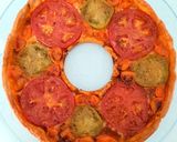 Une image de l'étape 2 de Tarte d'été tomates mozzarella.
