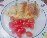 รูปขั้นตอนการทำที่ 6 ของ อกไก่นุ่มอบซอสใบโหระพา,เชดด้าชีส - คีโต