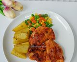 Foto langkah ke 5 dari resep Chicken steak with BBQ sauce.