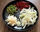 Foto langkah ke 3 dari resep Petai Teri Cabe iris pedes.