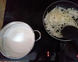 Foto del paso 5 de la receta: Papas al horno con nata, cebolla