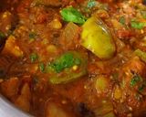 हरे बैंगन आलू की मसाला करी सब्ज़ी (Hare baingan aloo ki masala curry sabzi recipe in Hindi) रेसिपी चरण 12 फोटो