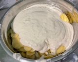 Une image de l'étape 8 de Gratin de pommes de terre au vacherin mont d’or et bleu d’auvergne.
