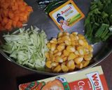 A picture of step 3 of Vegetable Soup.