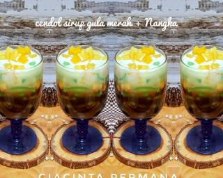 Es Cendol sirop gula merah + Nangka #kamis manis - Step 7