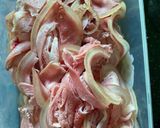 Hình bước làm 1 của món Bê thui nhúng dấm