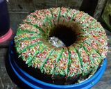 Foto langkah ke 7 dari resep Bolu pandan tanpa pengembang dan mentega.
