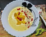 A picture of step 3 of Mango Kheer.