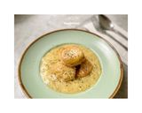 Foto langkah ke 3 dari resep Creamy Egg Tofu Soup.