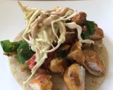 A picture of step 11 of Sonoran-Style Battered Shrimp Tacos and Stuffed Jalapeños with Smoked Marlin.