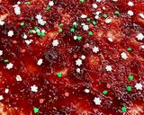A picture of step 7 of Festive Cheesecake with Kourabiedes and Rose Water!.
