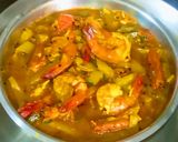 কুমড়ো দিয়ে চিংড়ি মাছের ঝাল (Kumro Diye Chingri macher Jhal recipe in Bengali) রেসিপি ধাপ - 7 ছবি