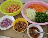 Hình bước làm 5 của món Gỏi đu đủ tôm khô