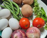 A picture of step 1 of Afgani Omlette.