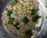 A picture of step 1 of Diet upma.