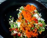 A picture of step 2 of Besan Sooji Nutri Roastie /Chilla.